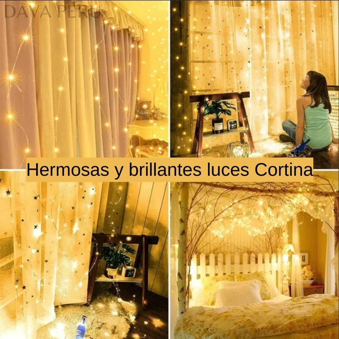 CORTINA DE LUCES LED PREMIUM